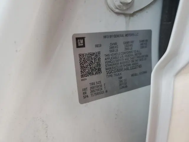 2020 CHEVROLET COLORADO   