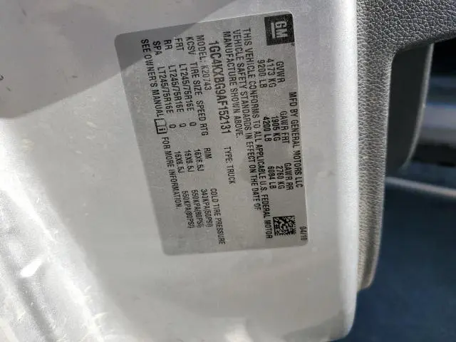 2010 CHEVROLET SILVERADO K2500 HEAVY DUTY LT  