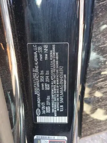 2022 HYUNDAI ELANTRA SEL  