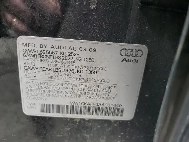2010 AUDI Q5 PREMIUM  