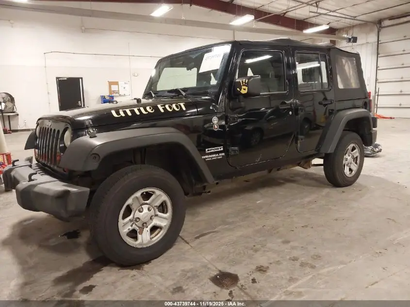 2010 JEEP WRANGLER UNLIMITED SPORT