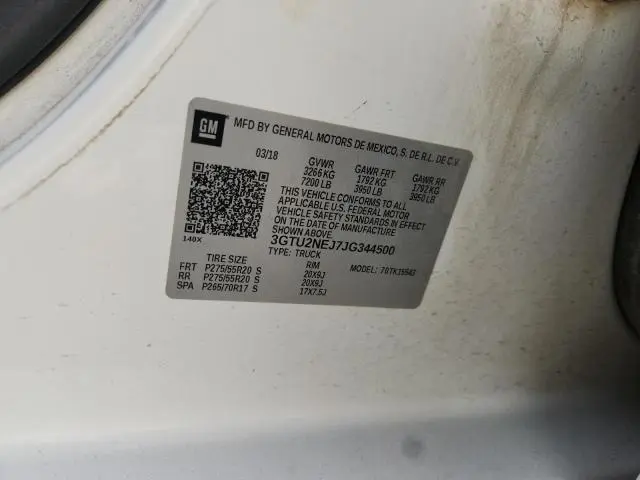 2018 GMC SIERRA K1500 SLT  