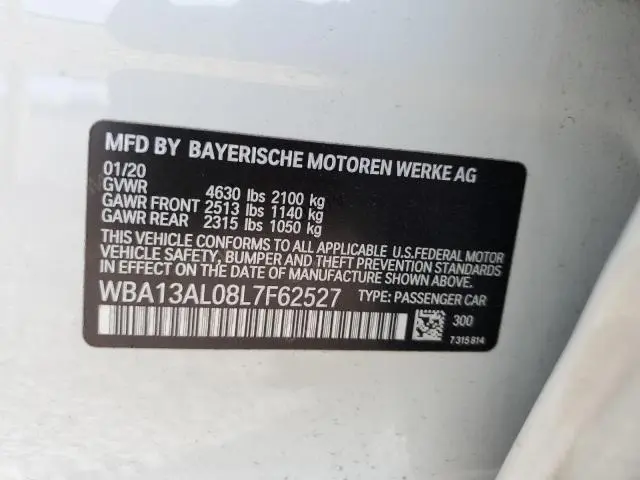 2020 BMW M235XI 