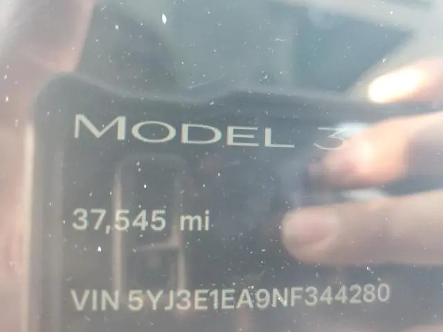 2022 TESLA MODEL 3   