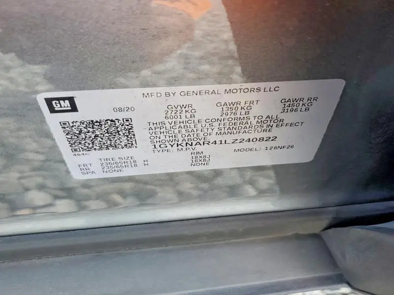 2020 CADILLAC XT5 LUXURY  