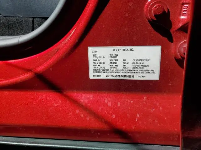 2024 TESLA MODEL Y   