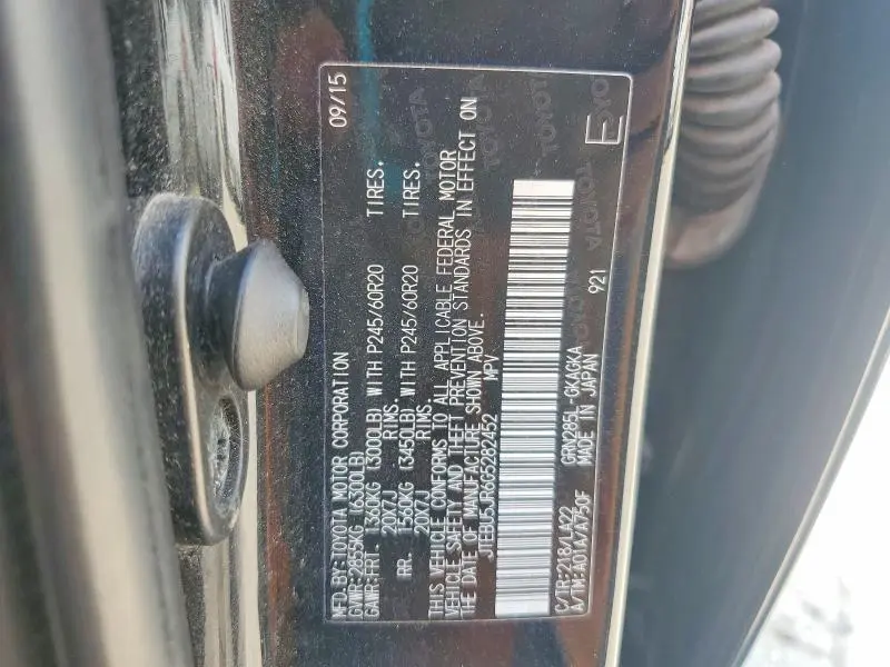 2016 TOYOTA 4RUNNER LIMITED  