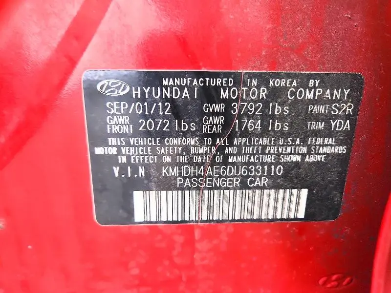 2013 HYUNDAI ELANTRA GLS  