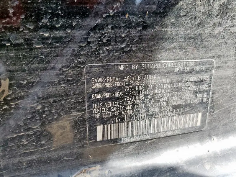 2024 SUBARU CROSSTREK PREMIUM  