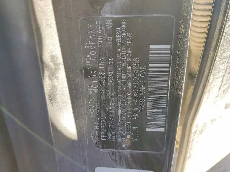 2025 HYUNDAI ELANTRA LIMITED  