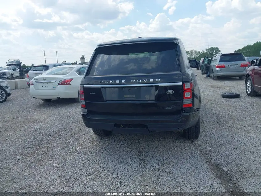 2015 LAND ROVER RANGE ROVER 3.0L V6 SUPERCHARGED HSE