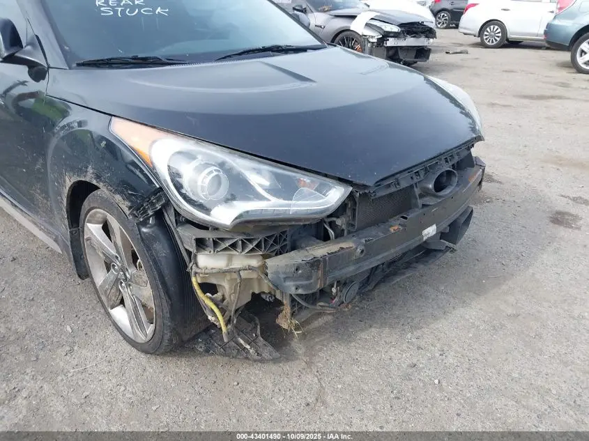 2013 HYUNDAI VELOSTER TURBO W/BLACK