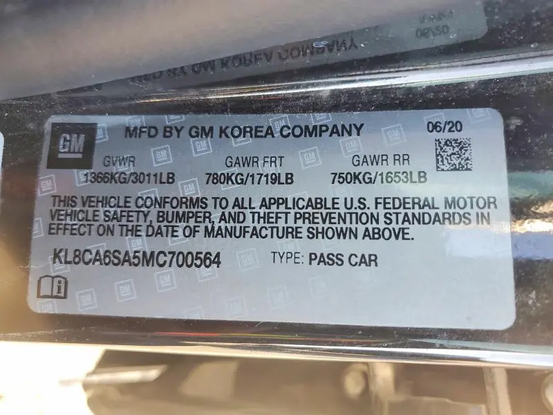 2021 CHEVROLET SPARK LS  