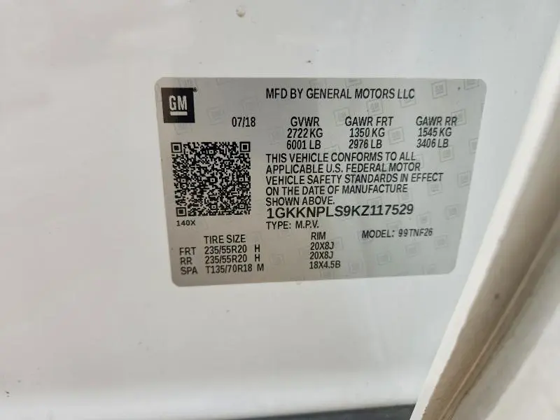 2019 GMC ACADIA DENALI  