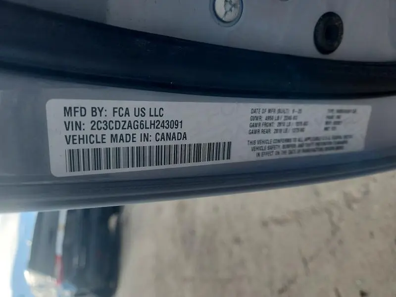 2020 DODGE CHALLENGER SXT  