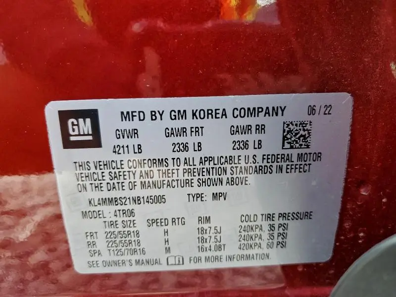 2022 BUICK ENCORE GX PREFERRED  