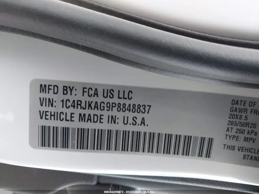 2023 JEEP GRAND CHEROKEE L ALTITUDE 4X4