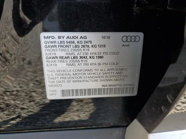 2020 AUDI Q5 PREMIUM PLUS  