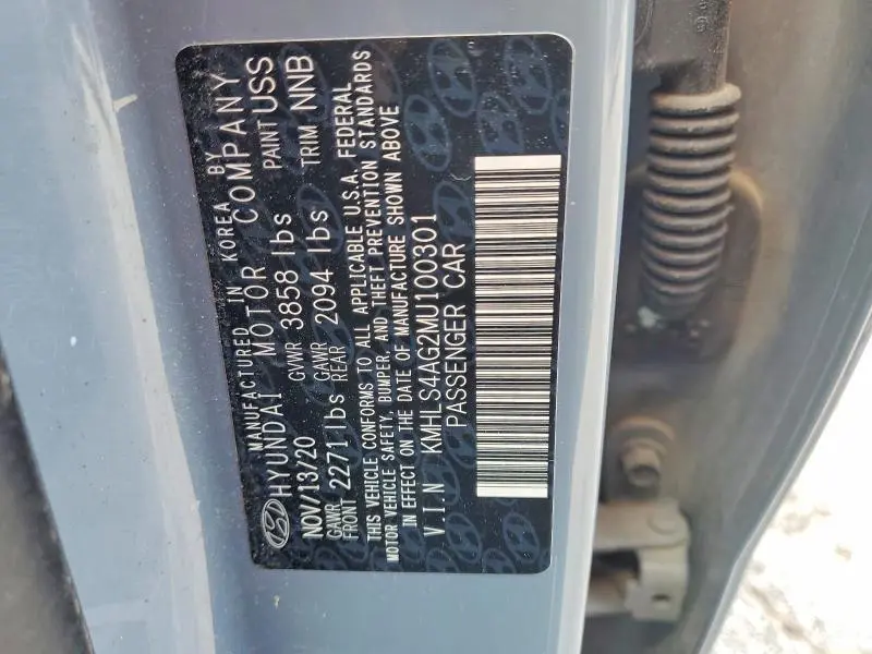 2021 HYUNDAI ELANTRA SEL  