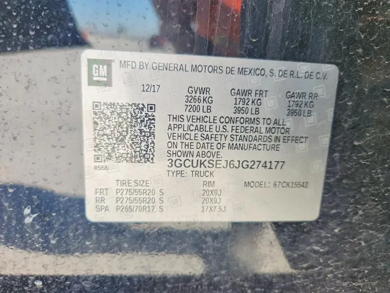 2018 CHEVROLET SILVERADO K1500 LTZ  