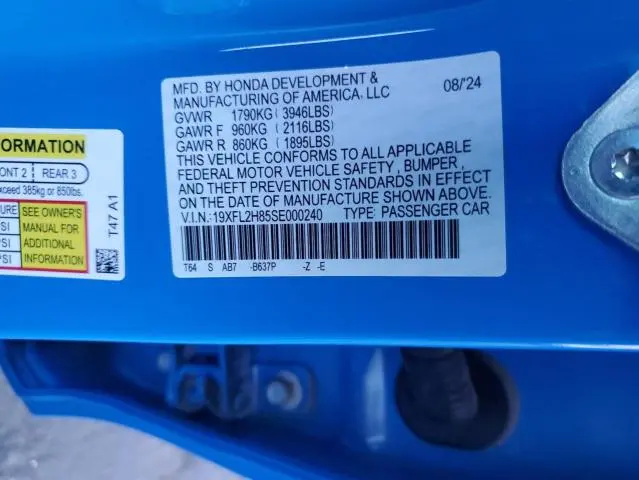 2025 HONDA CIVIC SPORT  