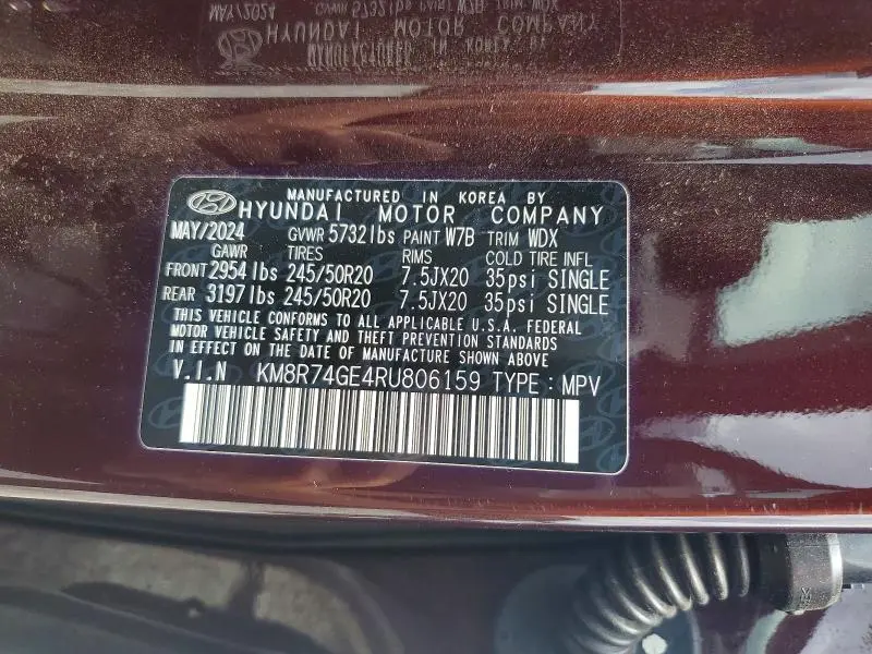 2024 HYUNDAI PALISADE CALLIGRAPHY  