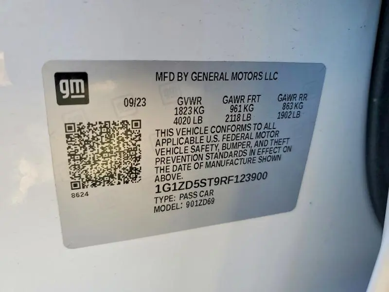 2024 CHEVROLET MALIBU LT  