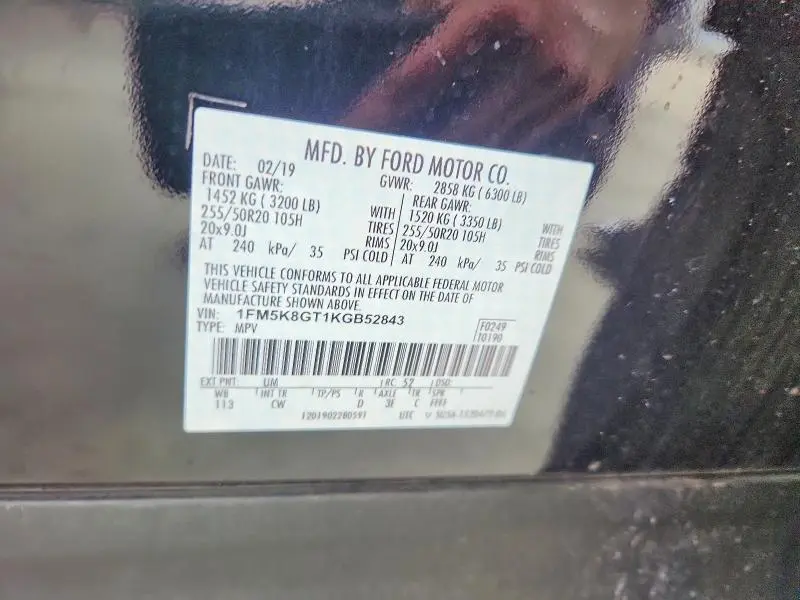 2019 FORD EXPLORER SPORT  