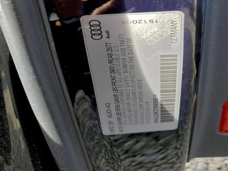 2019 AUDI A6 PREMIUM PLUS  