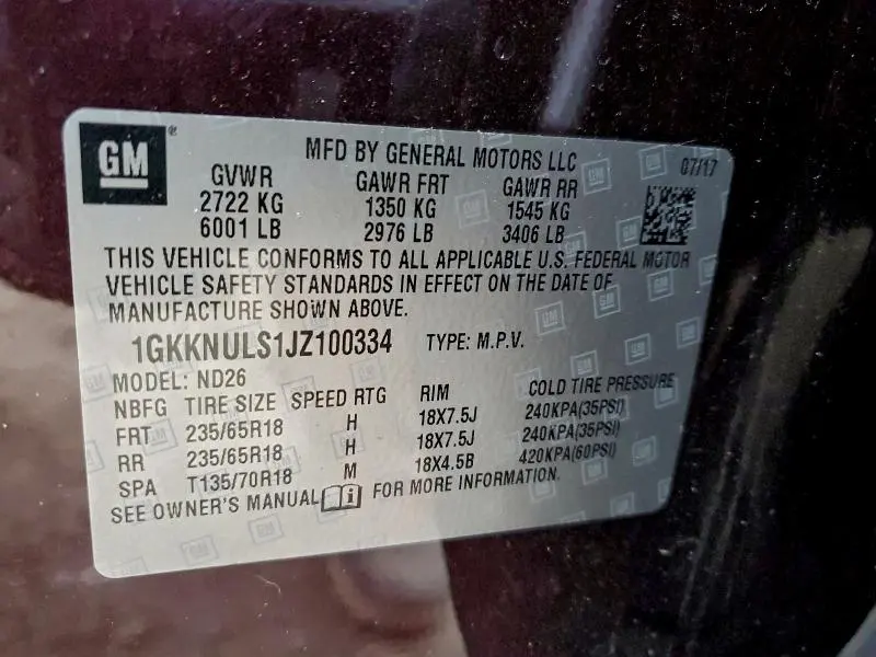 2018 GMC ACADIA SLT-1  