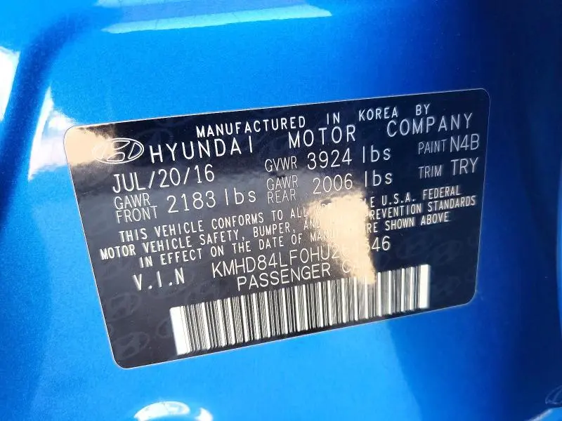 2017 HYUNDAI ELANTRA LIMITED  