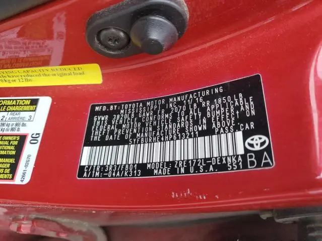 2017 TOYOTA COROLLA L  