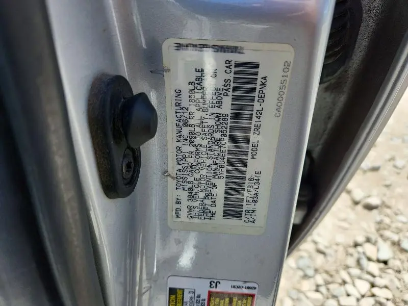 2012 TOYOTA COROLLA LE  