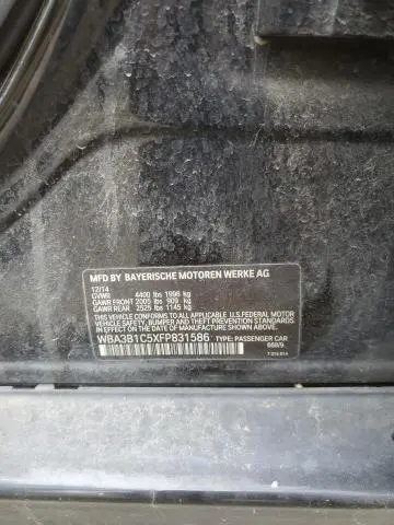 2015 BMW 320 I  