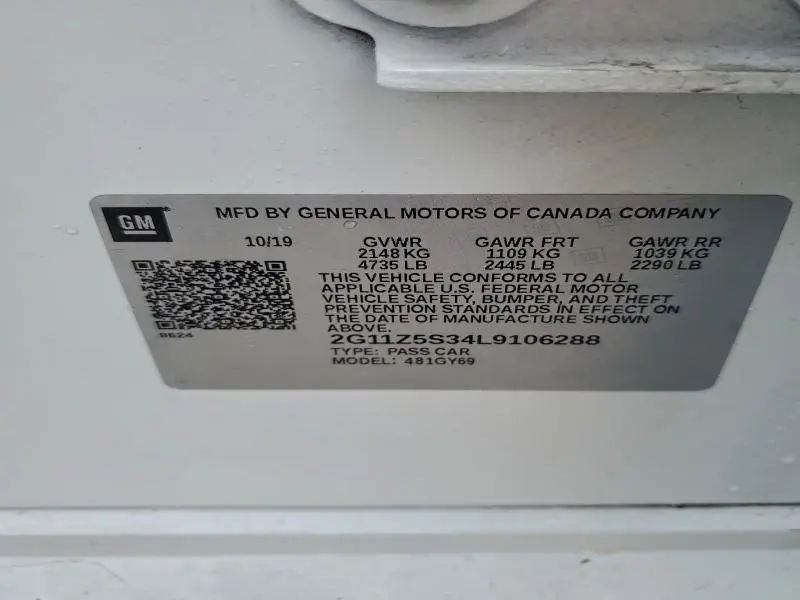 2020 CHEVROLET IMPALA LT  