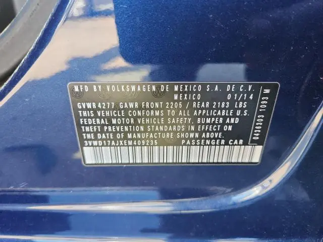 2014 VOLKSWAGEN JETTA SE  