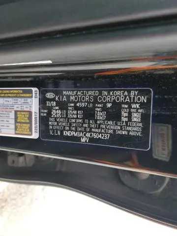 2019 KIA SPORTAGE LX  