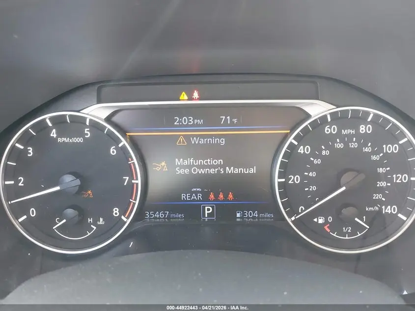 2025 NISSAN ALTIMA SV FWD