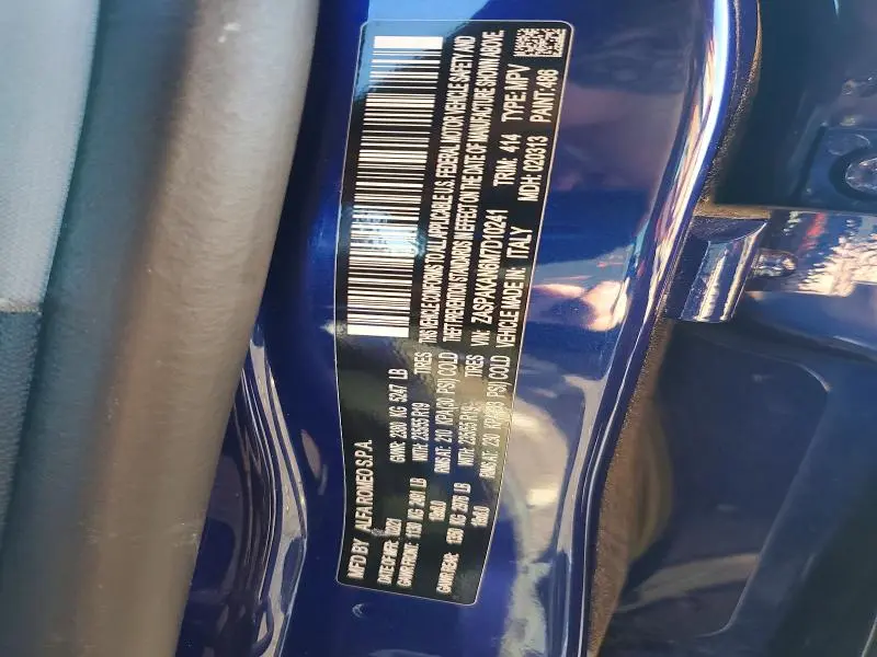 2021 ALFA ROMEO STELVIO SPORT  