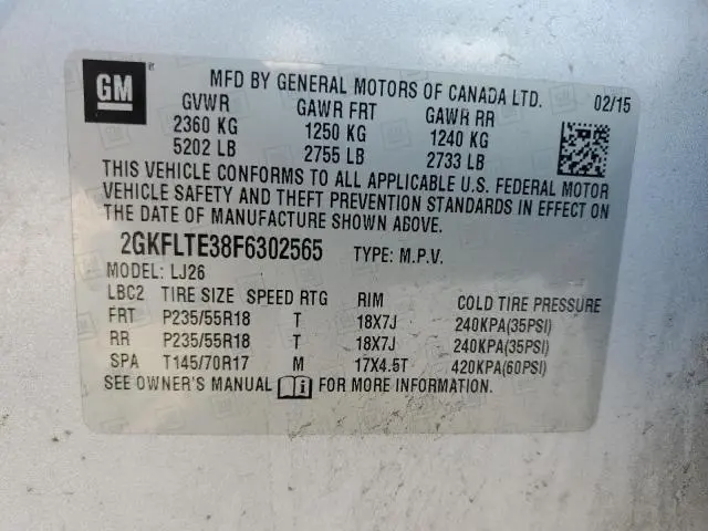 2015 GMC TERRAIN SLT