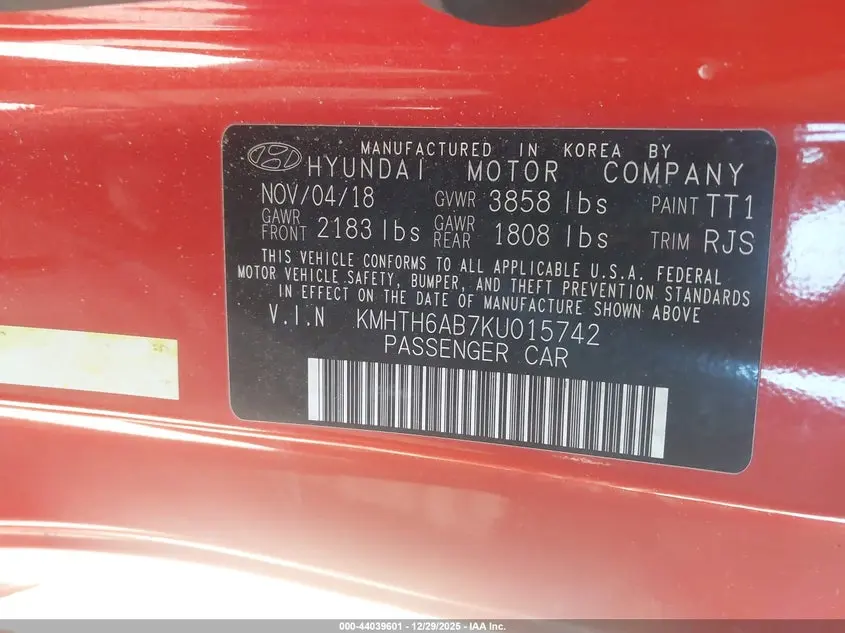 2019 HYUNDAI VELOSTER TURBO ULTIMATE