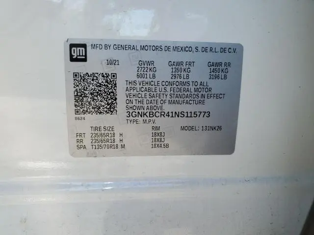 2022 CHEVROLET BLAZER 2LT  