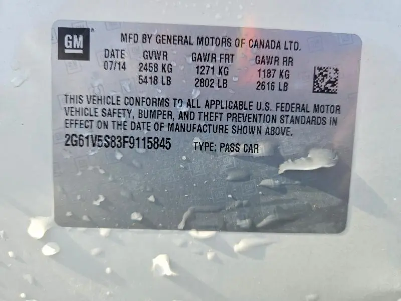 2015 CADILLAC XTS VSPORT PREMIUM  