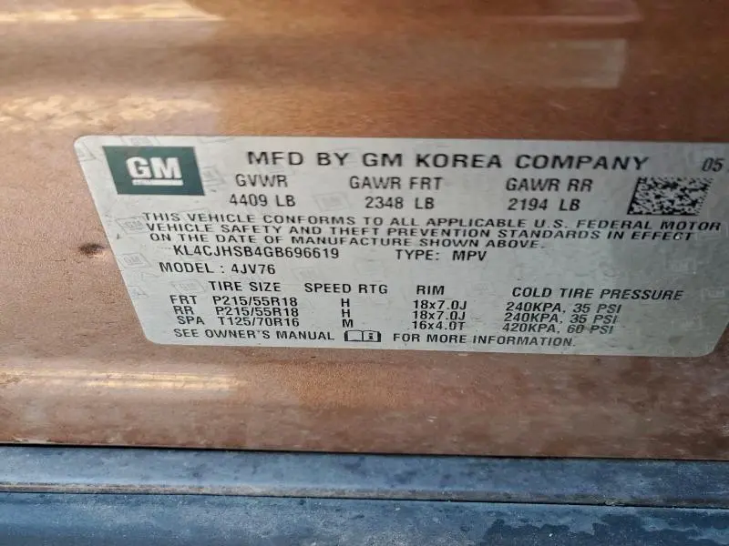 2016 BUICK ENCORE PREMIUM  