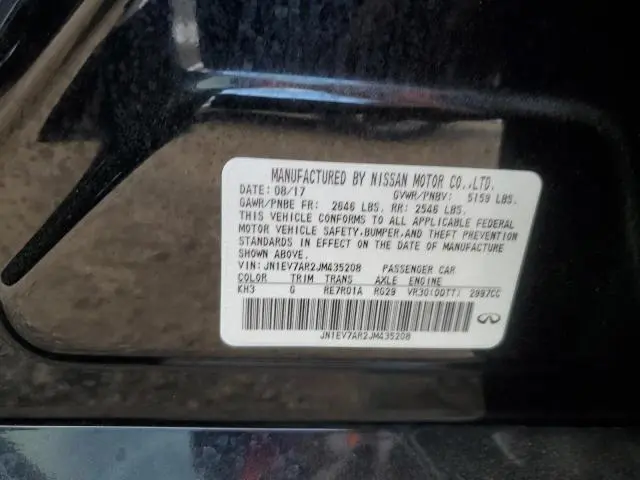 2018 INFINITI Q50 LUXE  