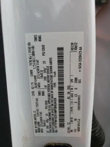 2021 FORD F150 SUPERCREW  