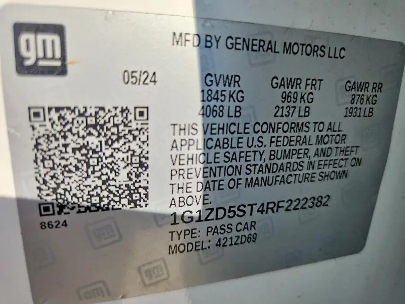 2024 CHEVROLET MALIBU LT  