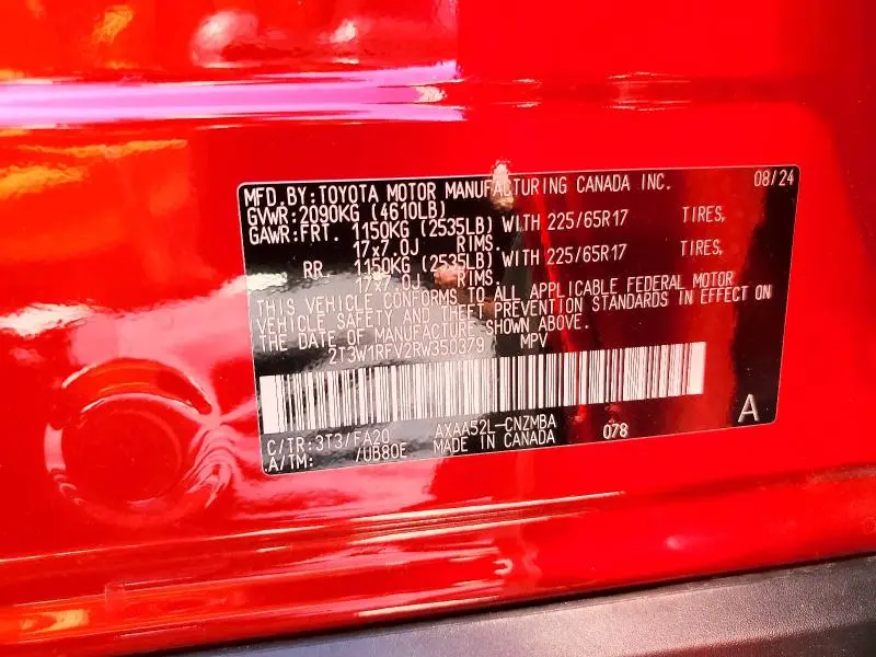 2024 TOYOTA RAV4 XLE  