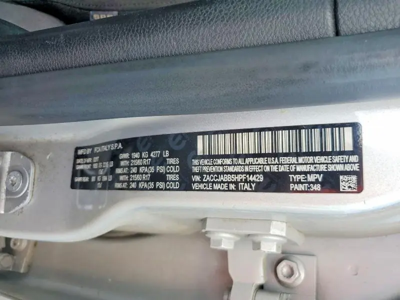 2017 JEEP RENEGADE LATITUDE  