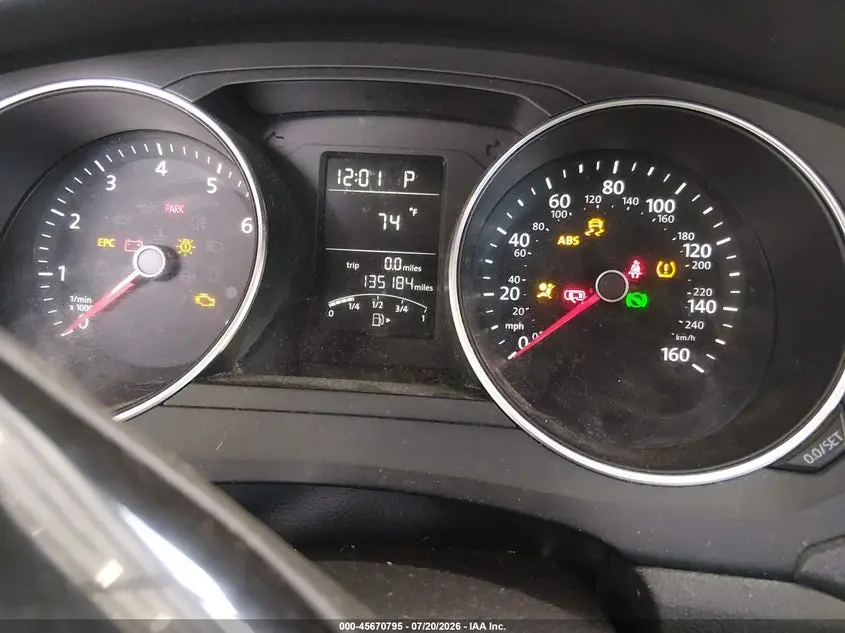 2015 VOLKSWAGEN JETTA 2.0L S